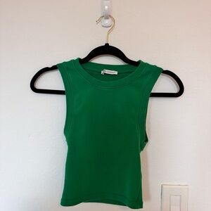 Zara Green Crop Top